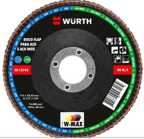 DISCO FLAP DESBASTE 115MM G120